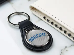 Sparco Porta Chiavi in Pelle Minimo Chic Stile Corsa